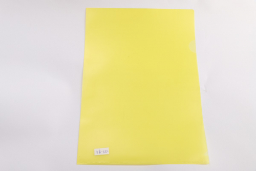 Папка-уголок А4, цвет желтый