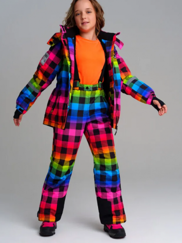 6800 р.  8531 р.  Комплект текстильный с полиуретановым покрытием для девочек: куртка, брюки