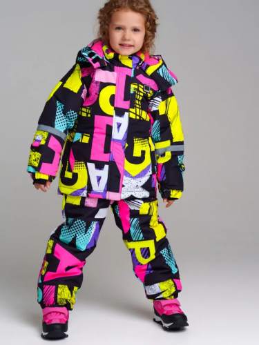 5852 р.  7835 р.  Комплект текстильный с полиуретановым покрытием для девочек: куртка, полукомбинезон