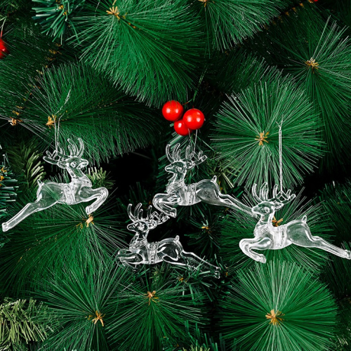 Олени украшение новогоднее на елку, 4шт