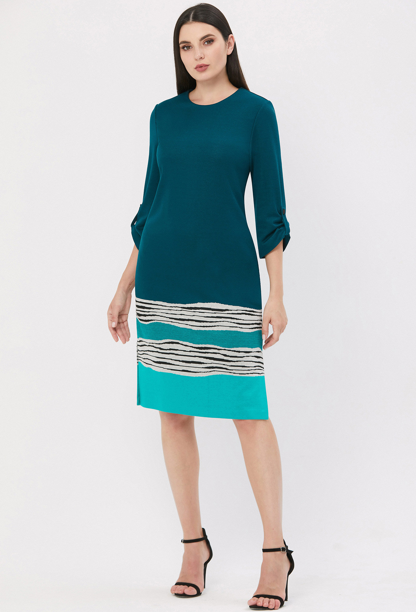 ст. цена2499руб.! Платье Bazalini 4595 бирюза