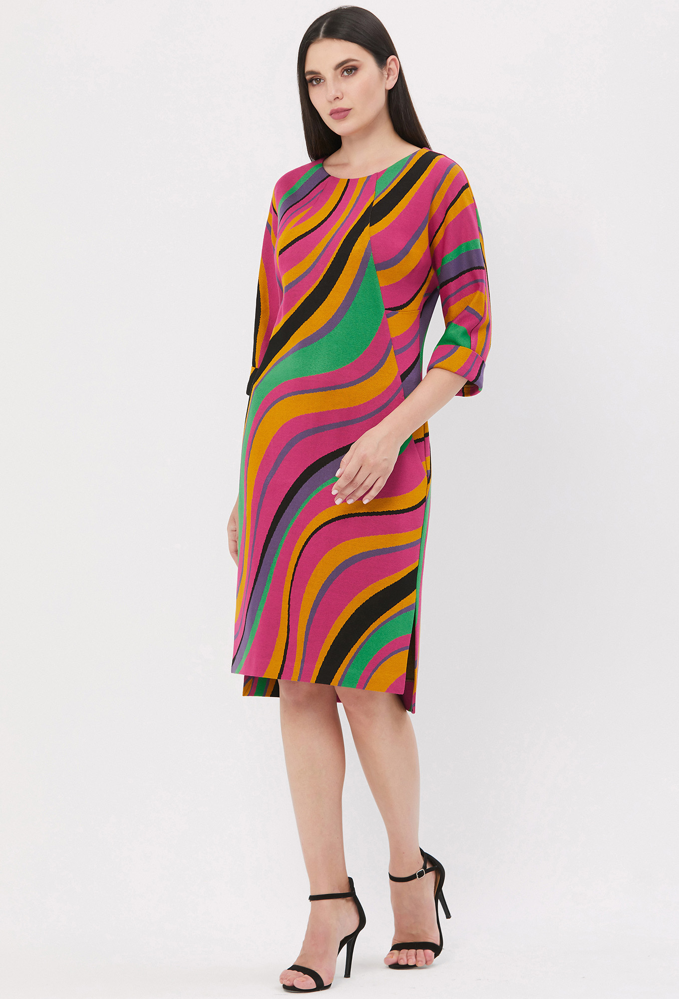 ст. цена2499руб.! Платье Bazalini 4594 разноцветный