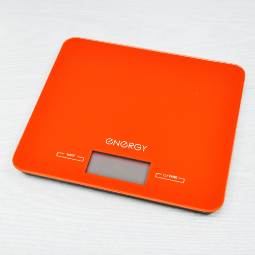 Весы кухонные электронные ENERGY EN-432 оранжевые арт. 102912
