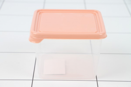 Контейнер для продуктов HELSINKI Artichoke 0,75л квадратный персиковая карамель /32шт