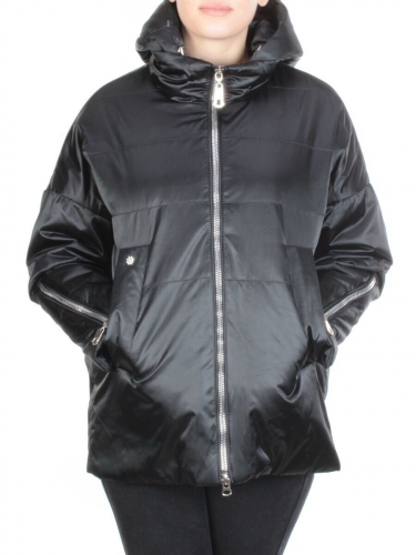 2103 BLACK Куртка демисезонная женская VICKERS (100 гр. синтепон) размер 48