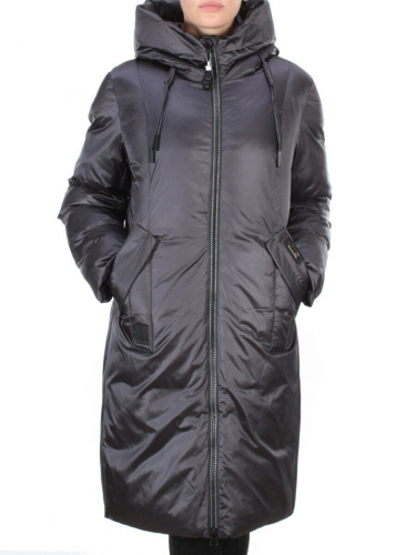 8056 DK. GRAY Пальто зимнее женское SIYAXINGE (200 гр. холлофайбера) размер 52