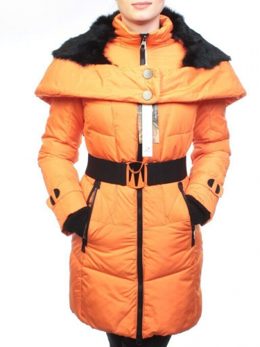 M12-356 ORANGE Пальто зимнее женское (холлофайбер) размер M - 44 российский
