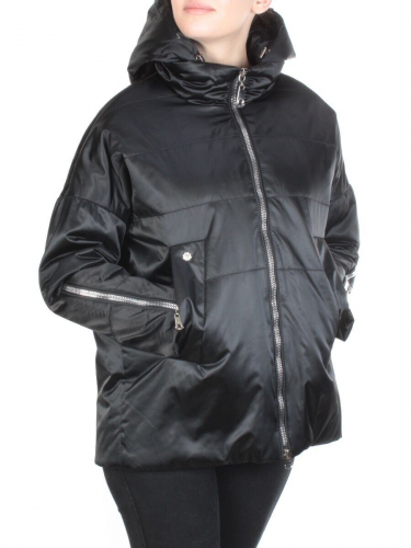 2103 BLACK Куртка демисезонная женская VICKERS (100 гр. синтепон) размер 48