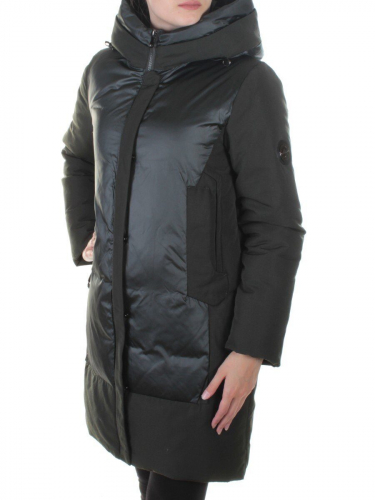 M9031-1 DK. GREEN Пальто стеганое Snowpop размер 48/50российский