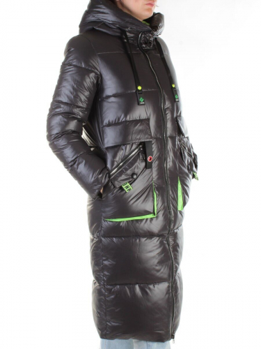 2195 DK. GRAY Пальто женское зимнее (холлофайбер) размер S -42 российский