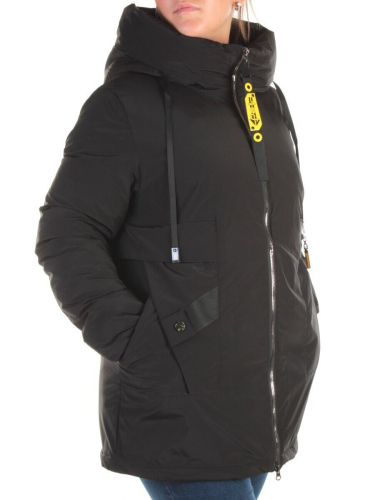 21-973 BLACK Куртка зимняя женская AKIDSEFRS размер 48