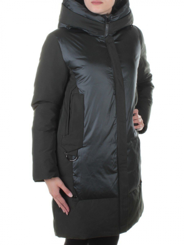 M9031-1 DK. GREEN Пальто стеганое Snowpop размер 48/50российский