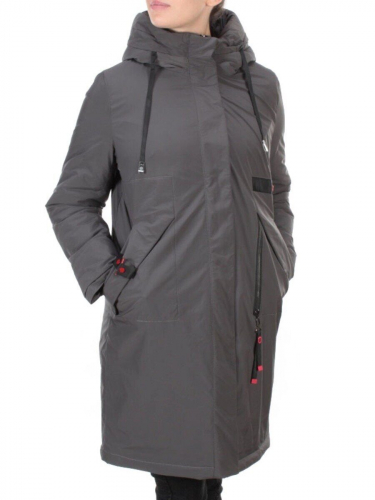 21-967 DARK GRAY Пальто зимнее женское AIKESDFRS (200 гр. холлофайбера) размер 50