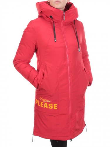 20-137 RED Пальто женское зимнее PlOOEPLOO (200 гр. холлофайбера) размер 42