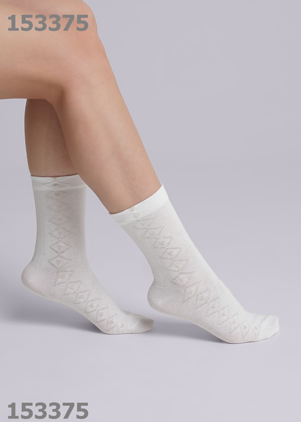 (СТАРАЯ ЦЕНА 75) CLE Носки жен.Д2323 капучино хл+эл