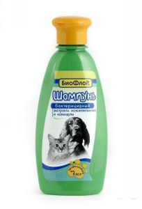 Биофлор Шампунь для кошек и собак, бактерицидный, 245 мл