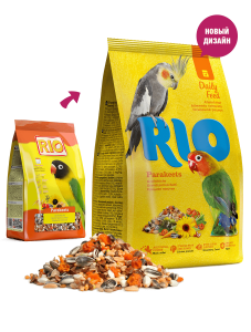 Rio Корм для средних попугаев, основной рацион, 500 г