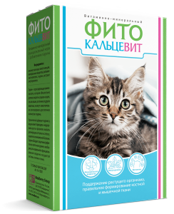 Фитокальцевит Витаминно-минеральная смесь для кошек, 250 г