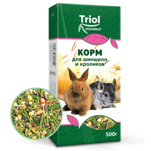 Triol Стандарт Корм для шиншилл и кроликов 500 г