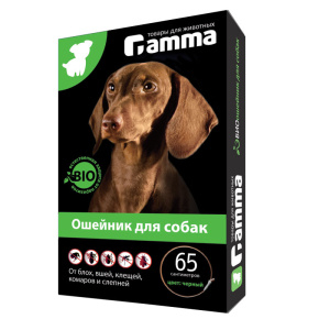 Gamma Ошейник БИО для собак от внешних паразитов, 65 см