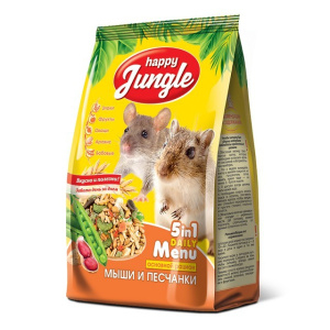 Happy Jungle для мышей и песчанок 400 г