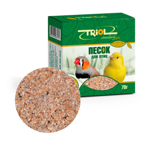 Triol Песок-минеральная подкормка для птиц, 70 г