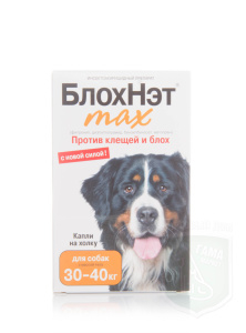 Астрафарм БлохНэт MAX капли против клещей и блох для для собак 30-40 кг, 4 мл