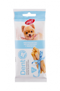 TiTBiT Biff DENT жевательный снек для собак мини пород, со вкусом творога 5 шт.