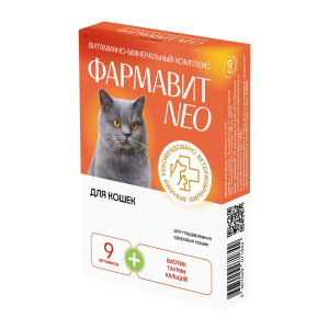 Фармавит NEO Витамины для кошек, 60 таб.