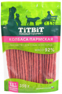 TiTBiT Колбаса Пармская для собак всех пород 350 г - XXL выгодная упаковка