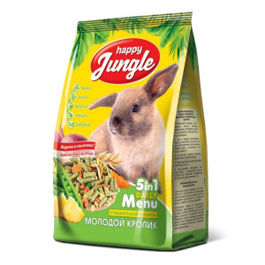Happy Jungle для молодых кроликов 400 г