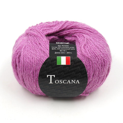 Пряжа Seam Toscana 26 розовый