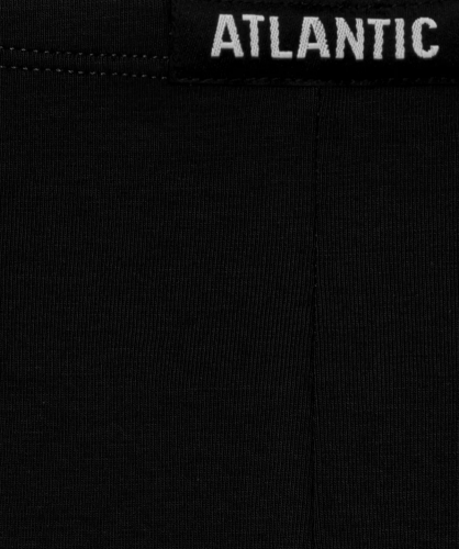 Мужские трусы слипы мини Atlantic, 1 шт. в уп., микромодал, черные, MP-1563