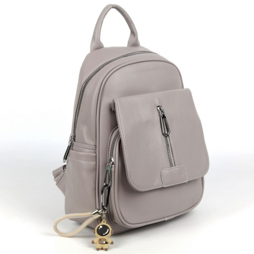 Женский рюкзак из эко кожи Z166-5 Светло-Серый