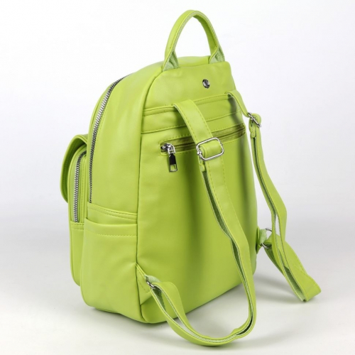 Женский рюкзак из эко кожи 8961 Светло-Зеленый