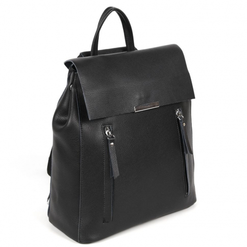 Женский кожаный рюкзак К-1006-208 Блек