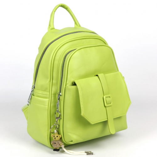 Женский рюкзак из эко кожи АО6851 Светло-Зеленый