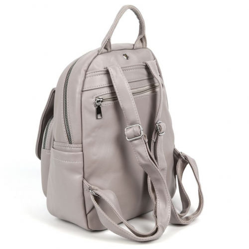 Женский рюкзак из эко кожи Z166-19 Светло-Серый
