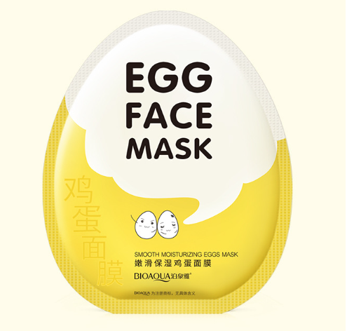 Тканевая маска для лица яичная BioAqua Egg