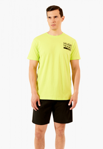 Комплект муж (шорты + футболка (фуфайка) Tamir_1 зеленый Pajamas