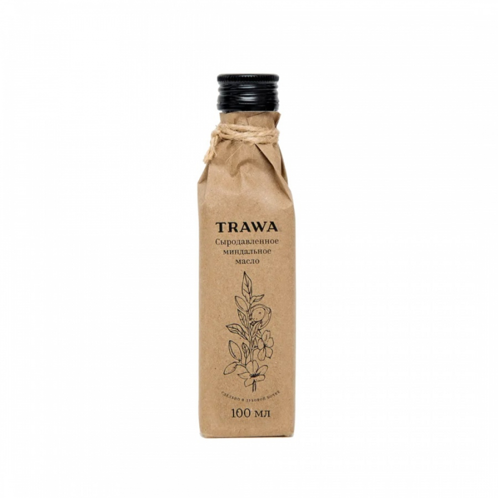 TRAWA Almond oil Масло миндальное сыродавленное бутылка 100мл