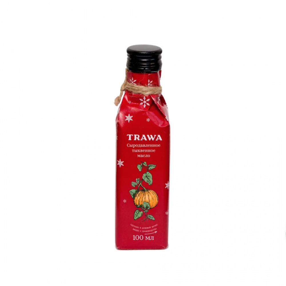 TRAWA Pumpkin oil Масло тыквенное сыродавленное бутылка 100мл