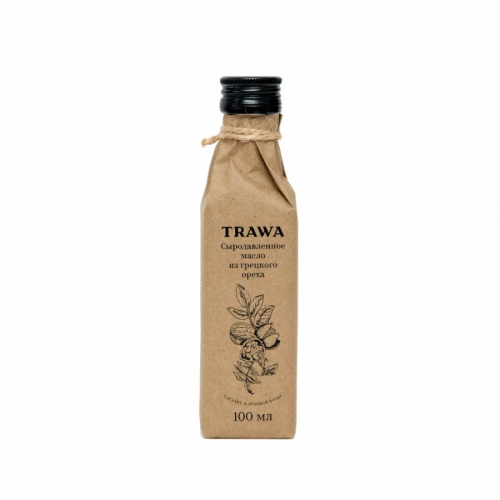 TRAWA Walnut oil Масло грецкого ореха сыродавленное бутылка 100мл