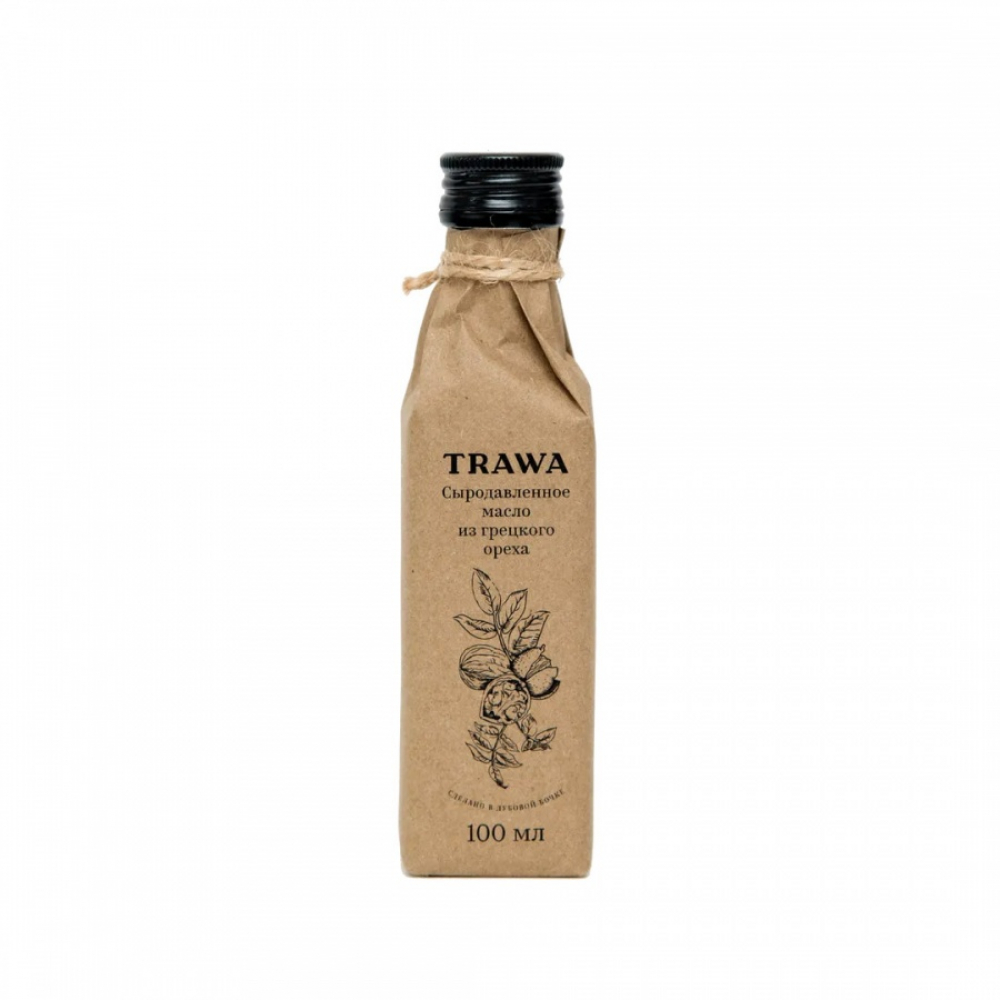 TRAWA Walnut oil Масло грецкого ореха сыродавленное бутылка 100мл
