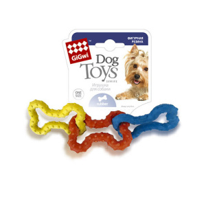 Triol Игрушка для собак Три резиновые косточки, 15 см