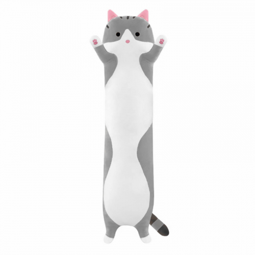 Мягкая игрушка «Кот Батон», цвет серый, 90 см
