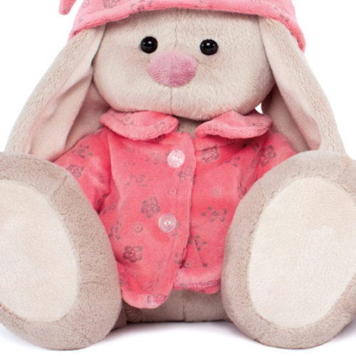 Мягкая игрушка «Зайка Ми» в розовой пижаме, большая