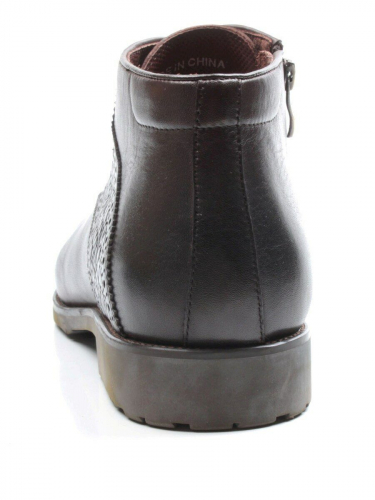 01-H9003-B86-SW5 DK.BROWN Ботинки демисезонные мужские (натуральная кожа)