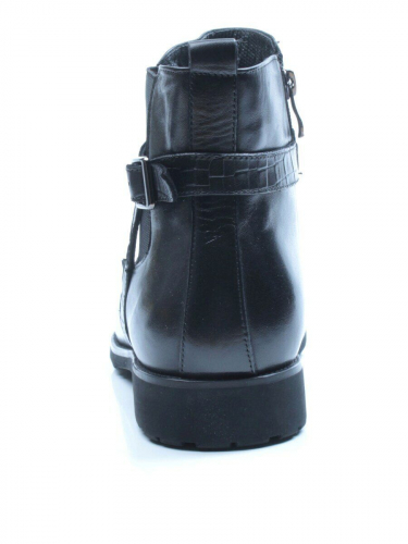01-H9003-B82-SW3 BLACK Ботинки демисезонные мужские (натуральная кожа)