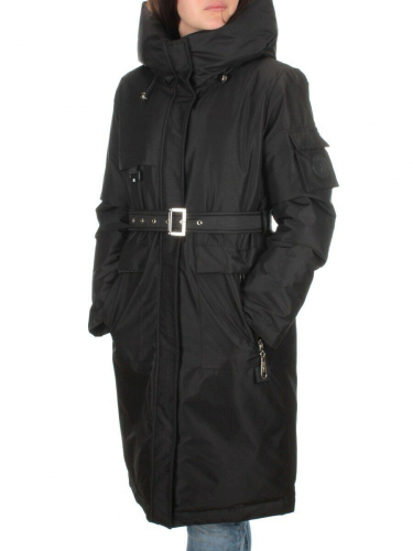 EAC293 BLACK Куртка зимняя женская (200 гр. холлофайбера) размер 50